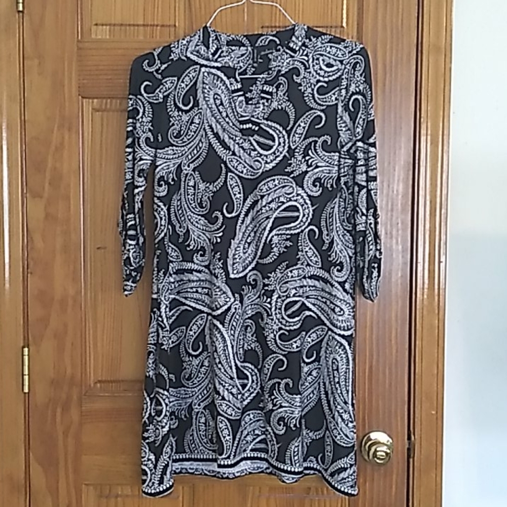 New Directions Paisley Print Dress